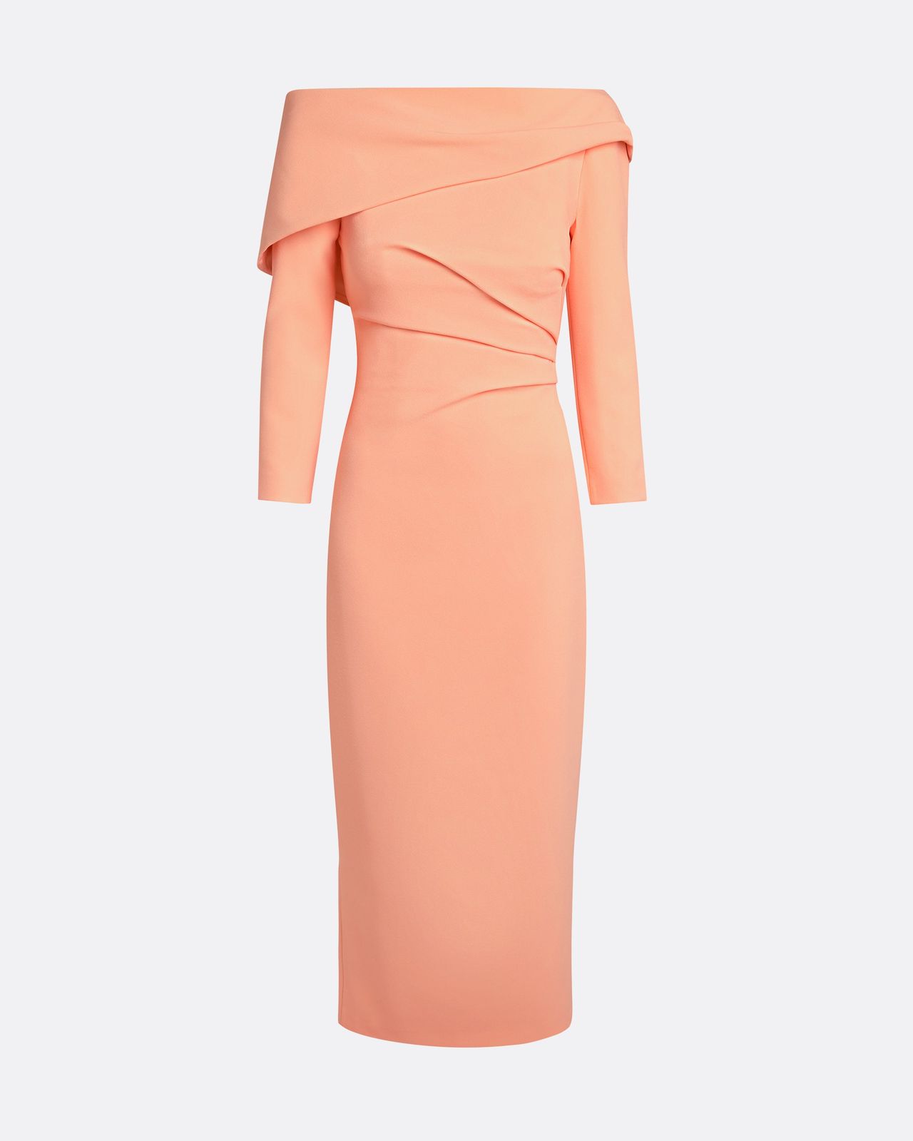 Vera Midi Dress In Apricot