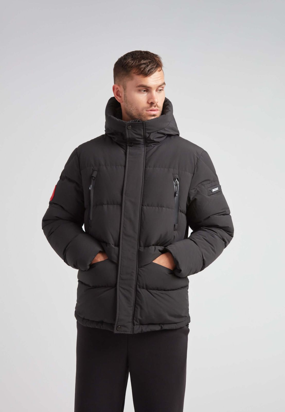 EZ Frontier Prime Down Puffer Jacket Matt Black