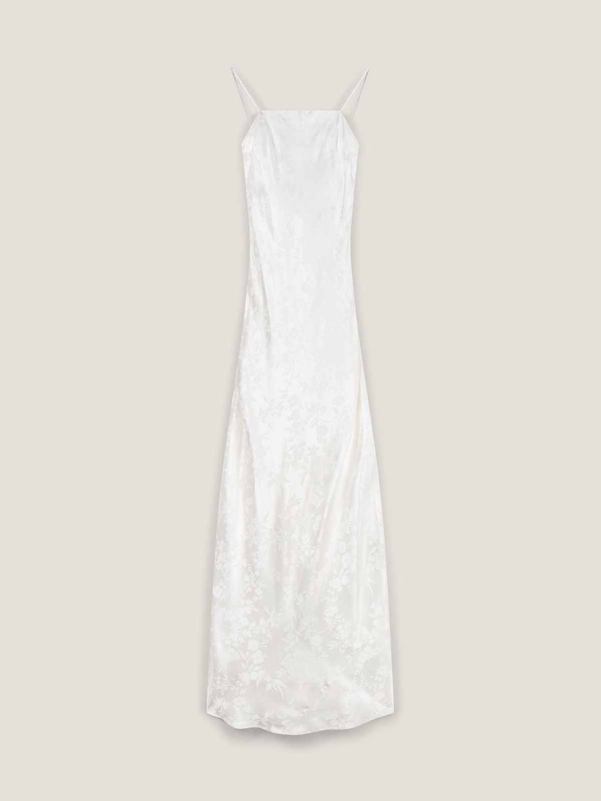 Mira Jacquard Dress In Ivory