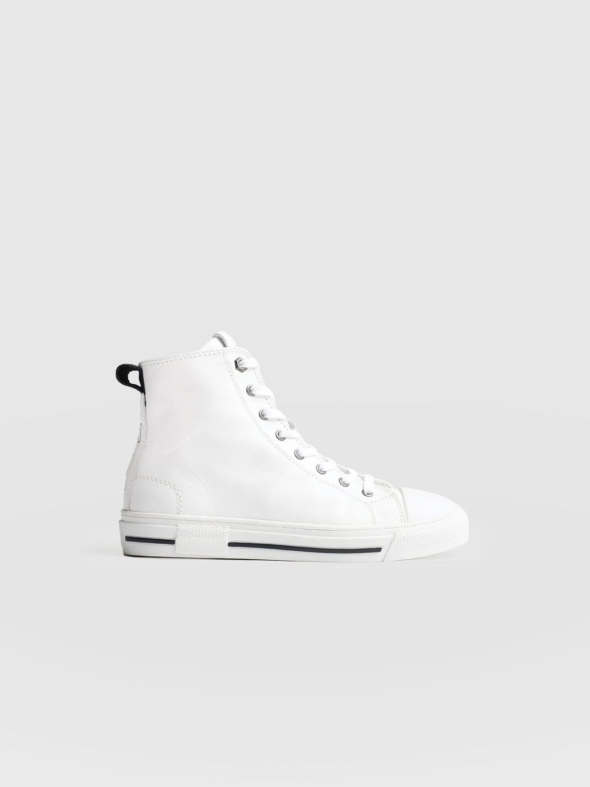 Skye High Top Trainer - White
