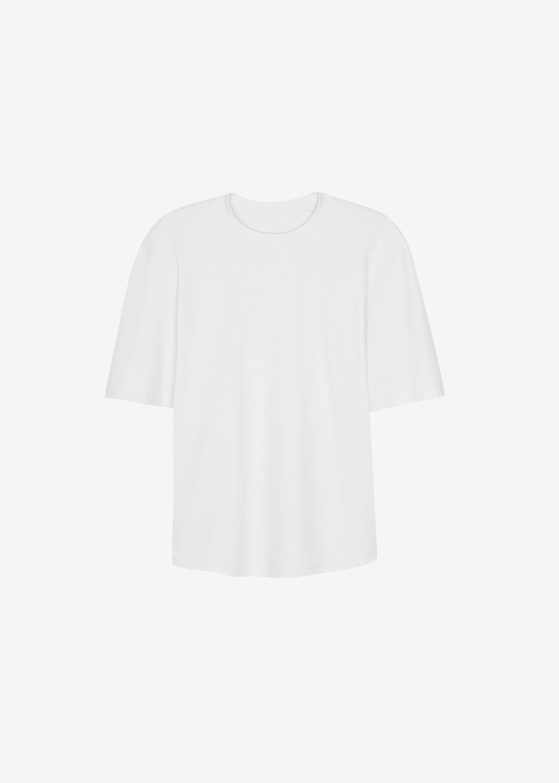 Laval Sculpted Sleeve T-shirt - White