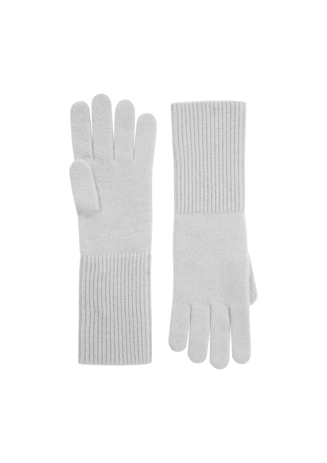 Cashmere Glove In Foggy Grey