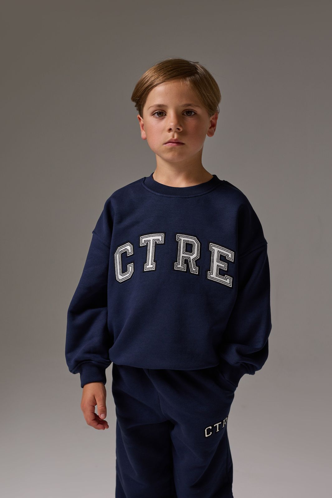 JUNIOR CTRE SWEATSHIRT - NAVY