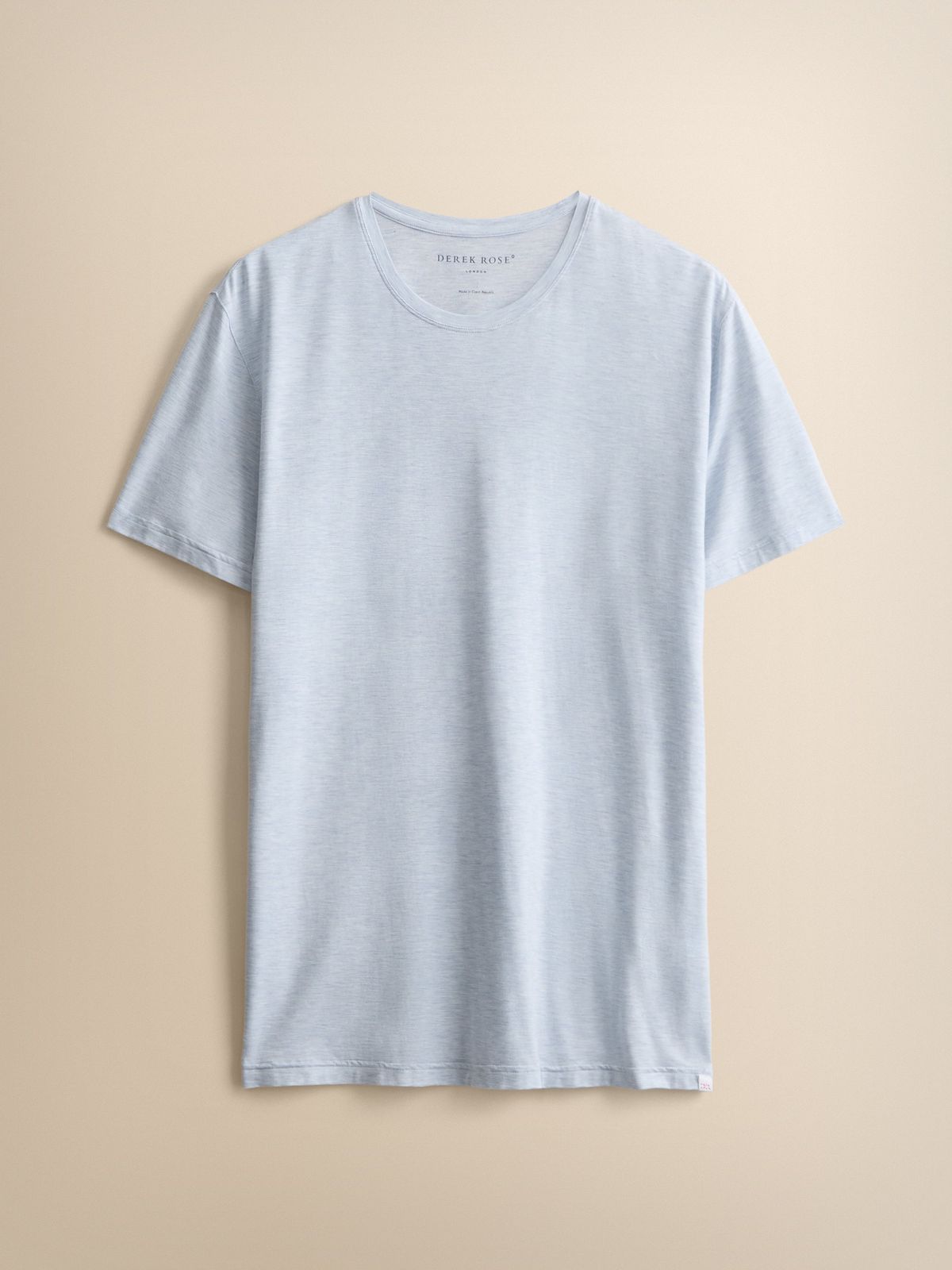 Ethan Micro Modal T-shirt Light Blue Marl