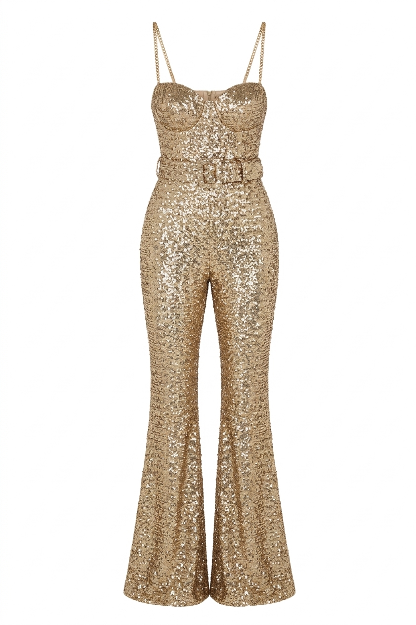 Lucinda Gold Jumpsuit