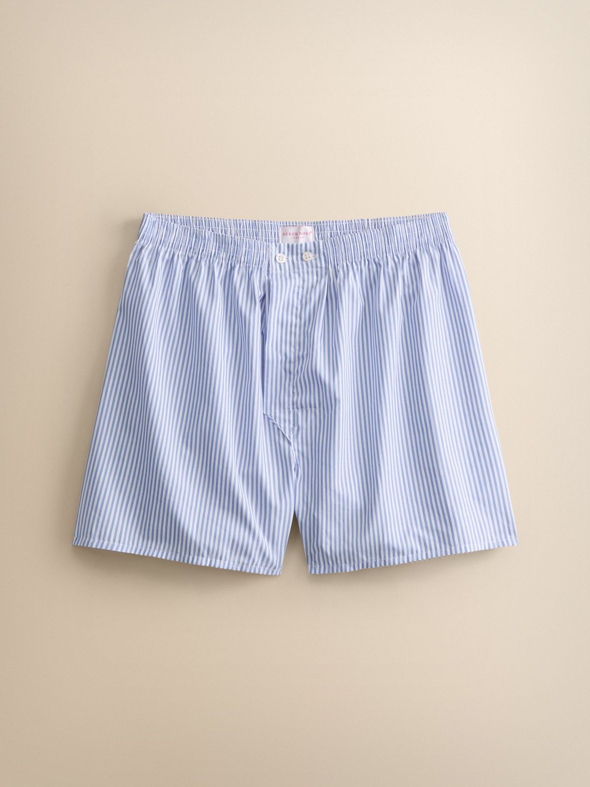 James Cotton Classic Fit Boxers Blue & White Stripe