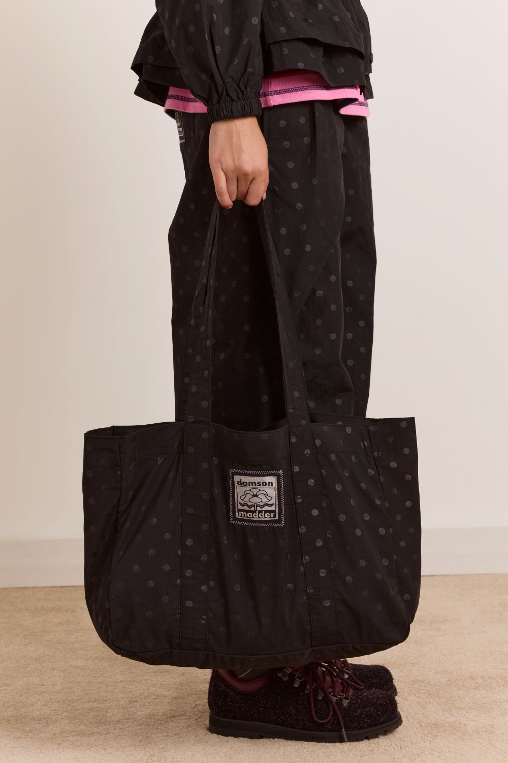 Athena Tote Bag - Black Spot