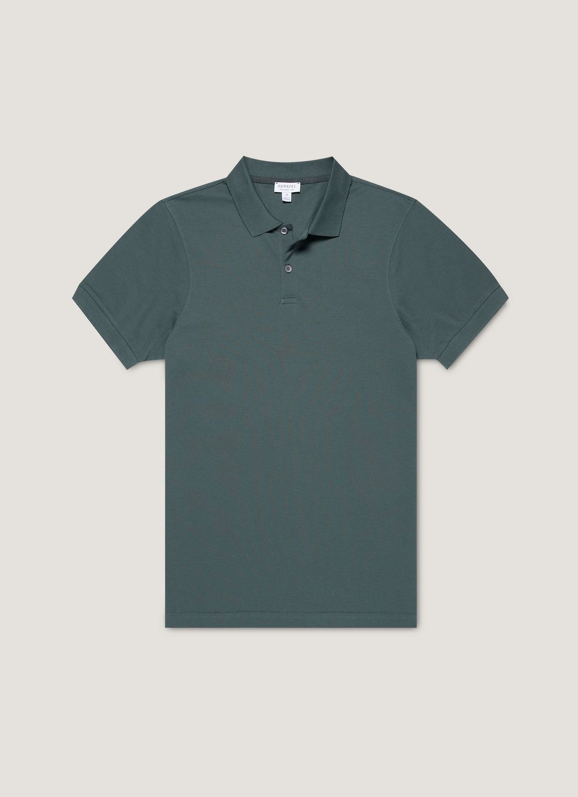 Men's Piqué Polo Shirt in Dark Petrol