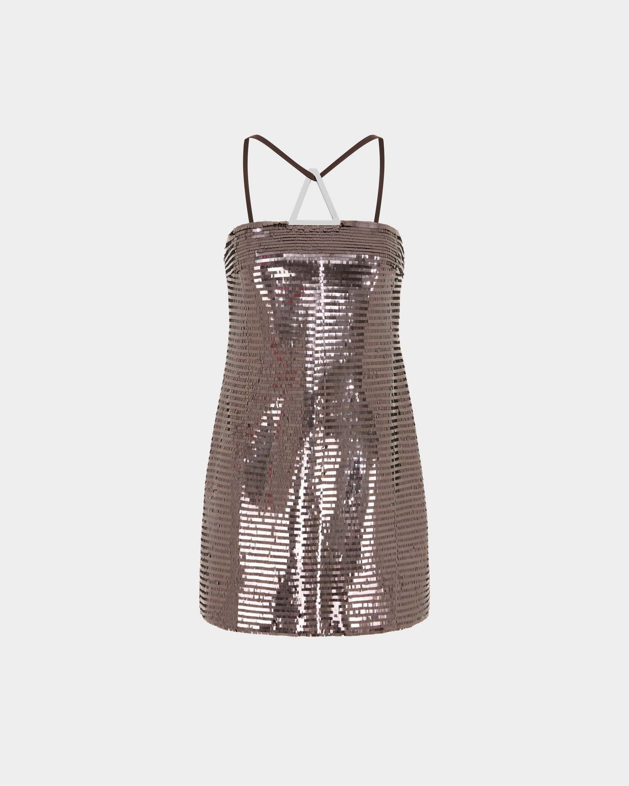 Nolo Mini Dress in Paillette Fringe