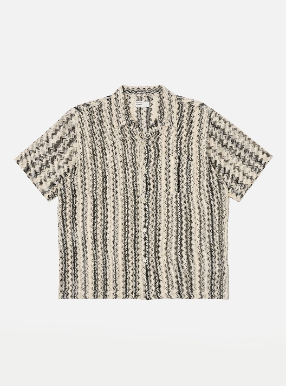 Charcoal Cotton Lattice Road Shirt