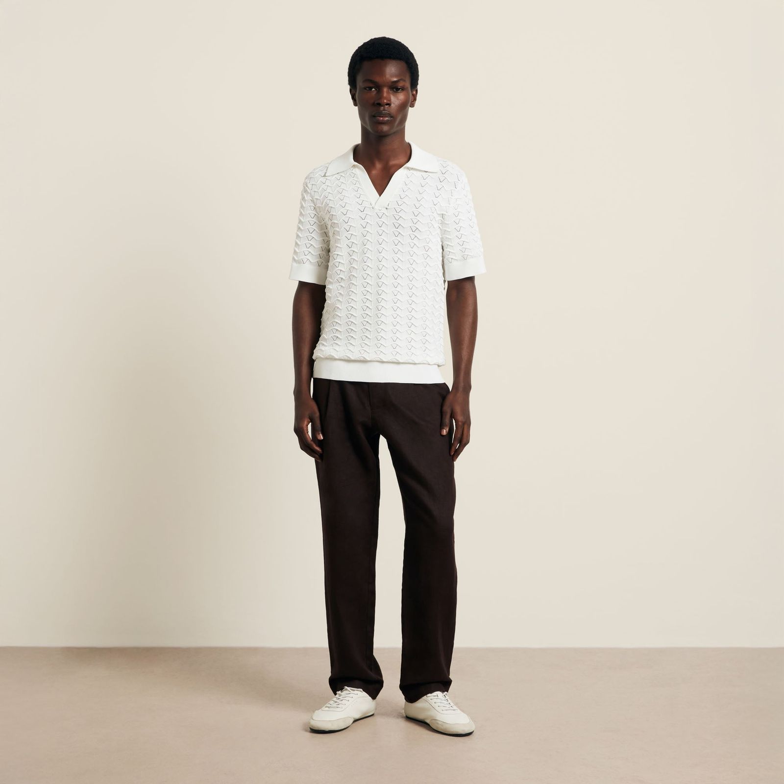 Ripple Polo - White