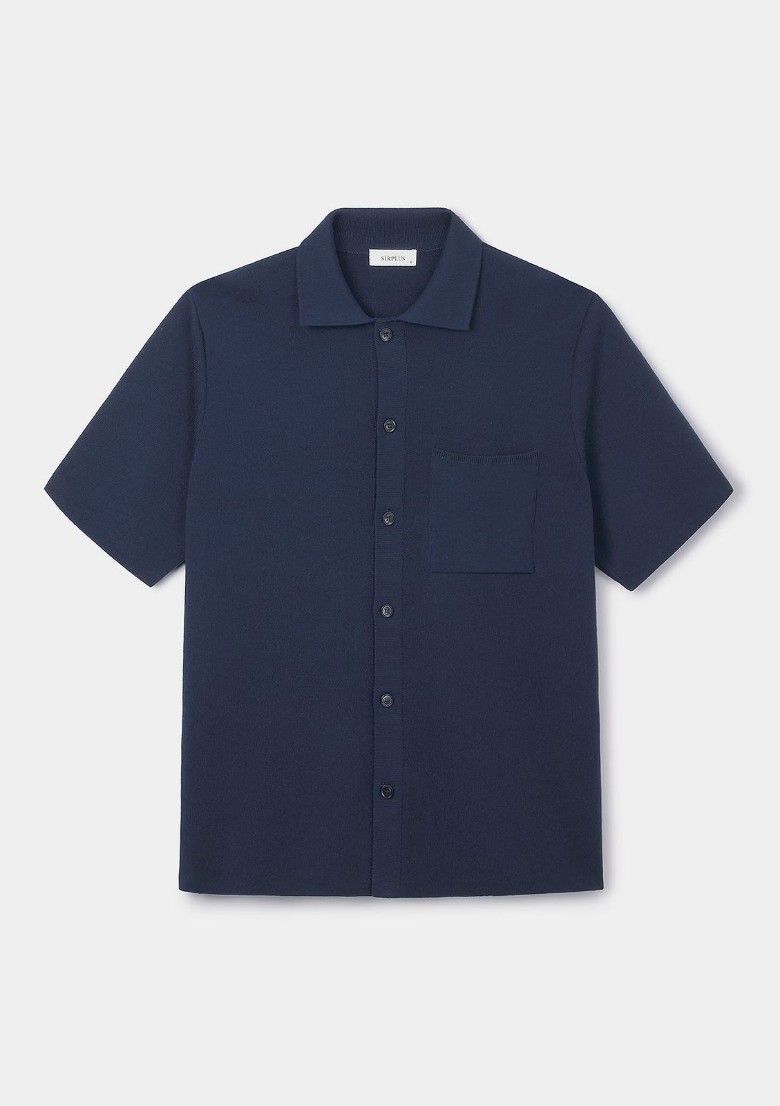 Navy Cotton Knit Polo