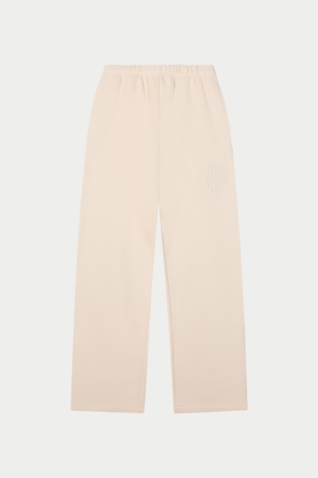 RAISED EMBLEM JOGGERS - BUTTERMILK