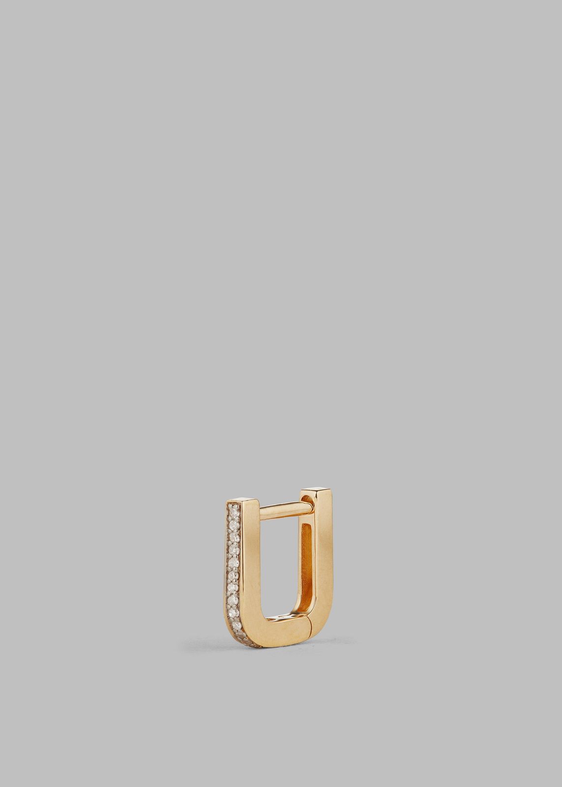 Otiumberg Small Diamond Edge Hoop - Gold