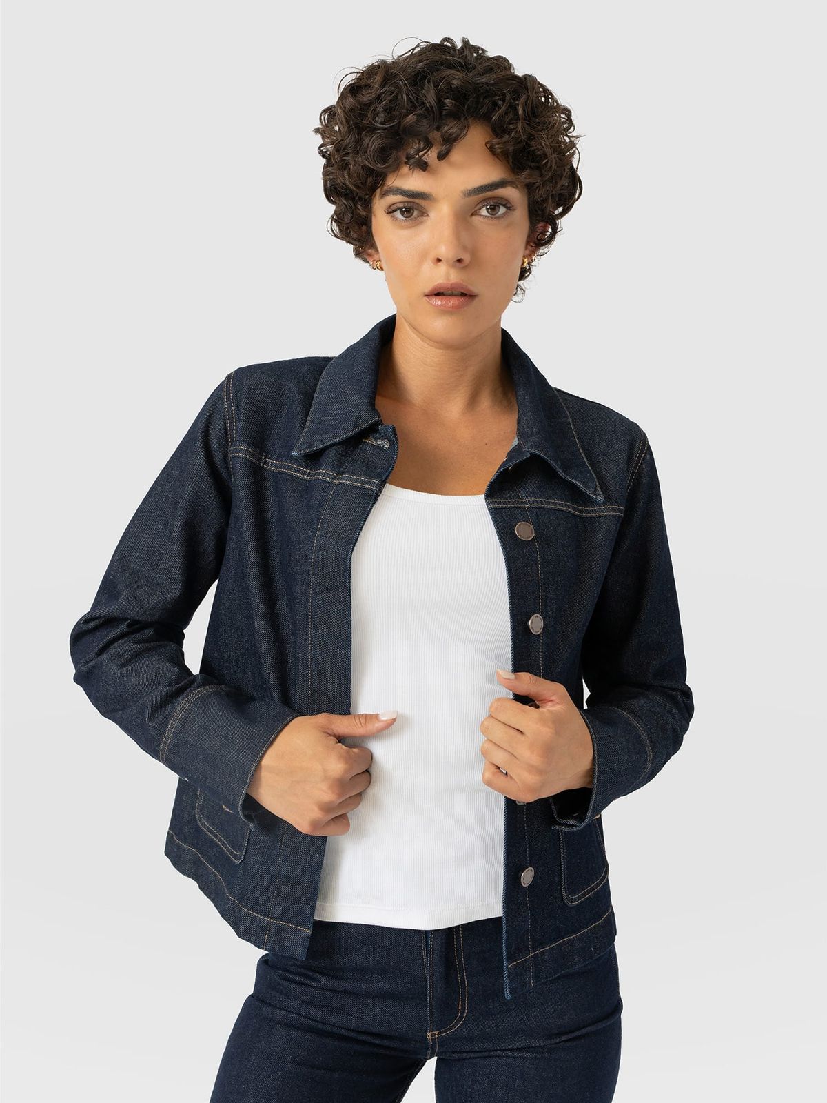 Arnette Denim Shacket - Indigo