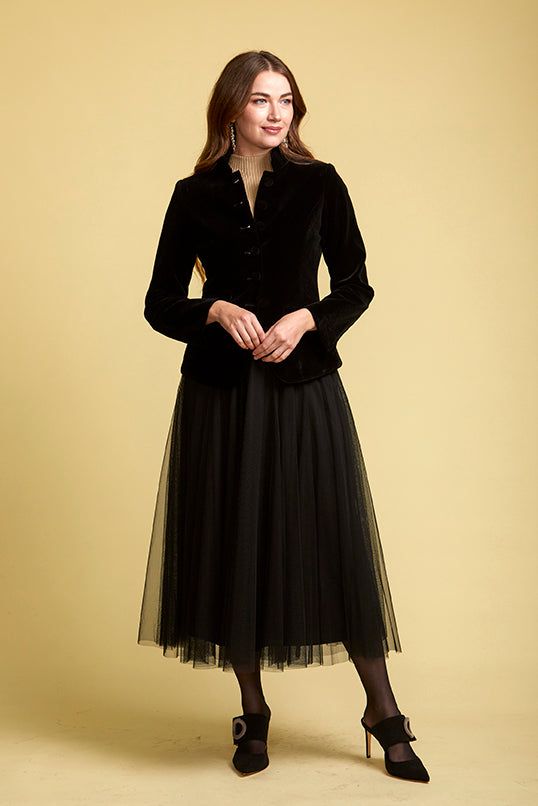 Black Tulle Skirt