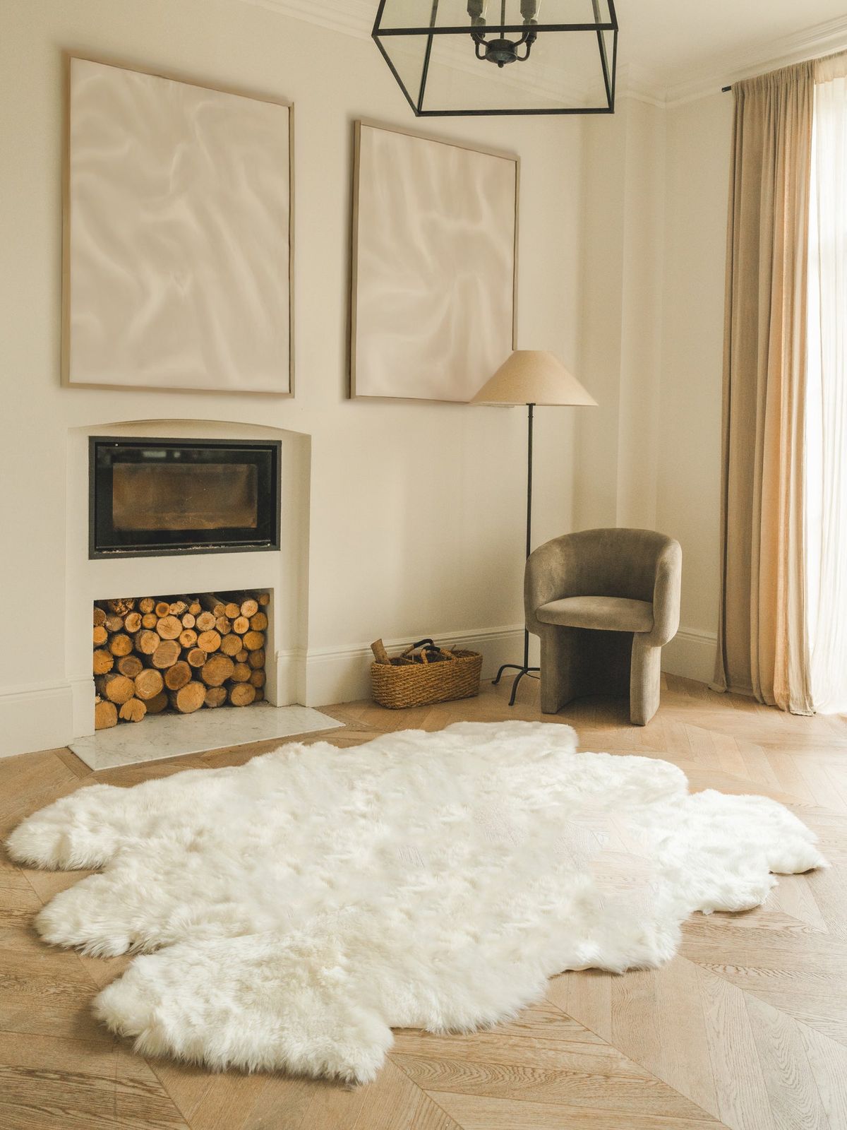 Sexto Sheepskin Rug - White