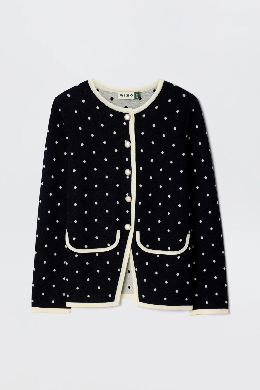 Mirja - City Spot Jacquard Navy