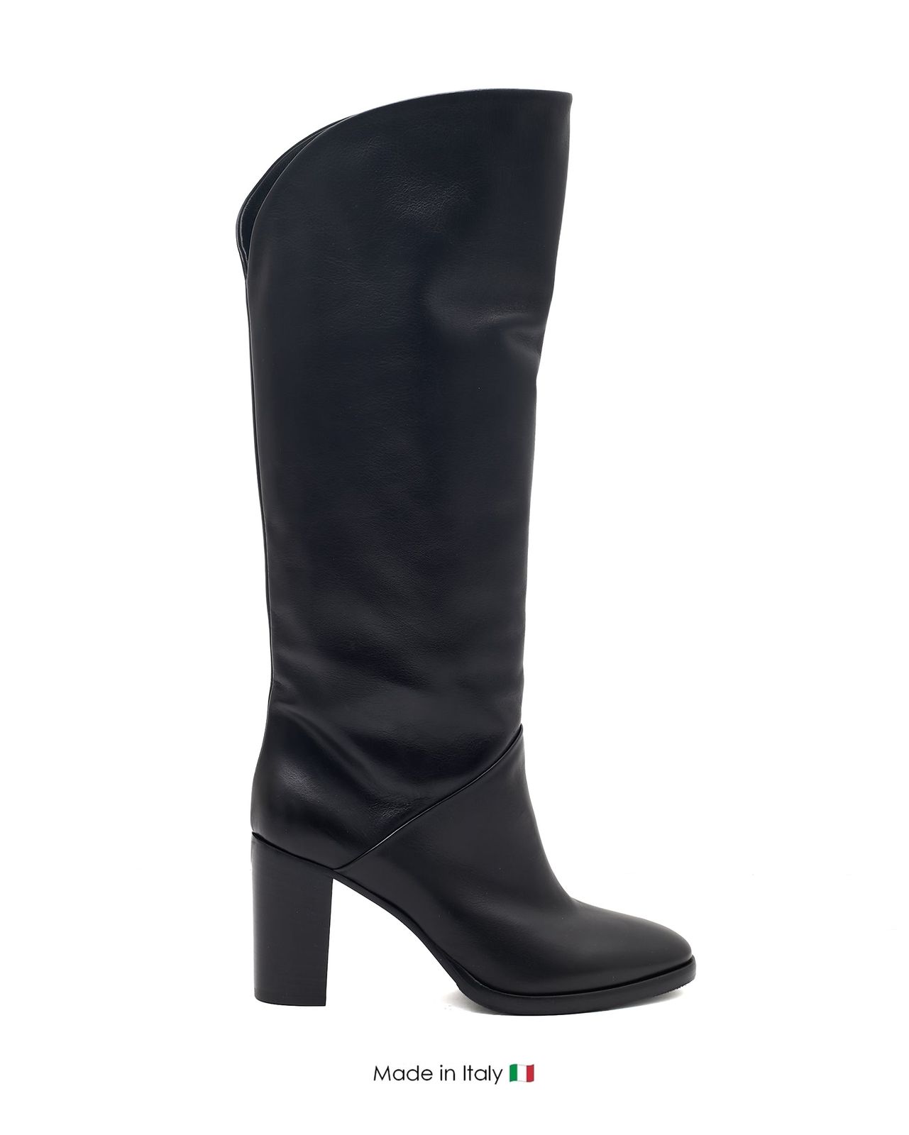 Ivery Black Leather