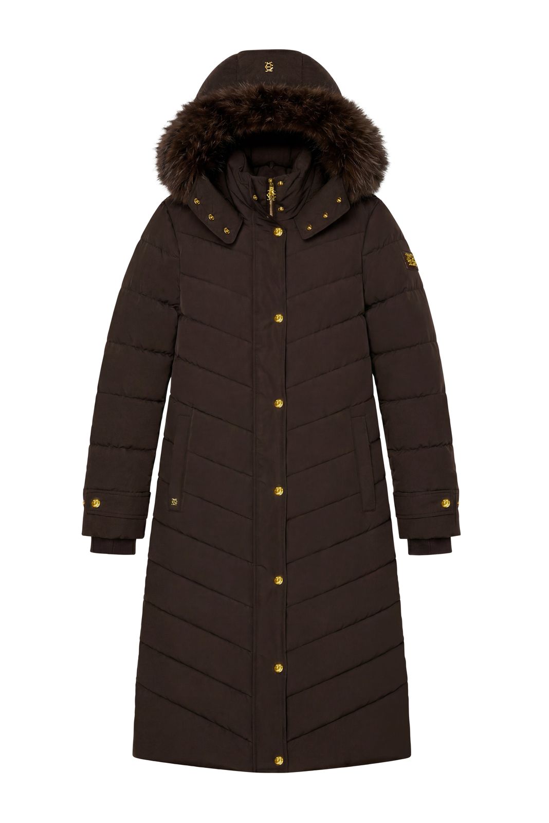 Chamonix Coat (heraldic Chocolate)