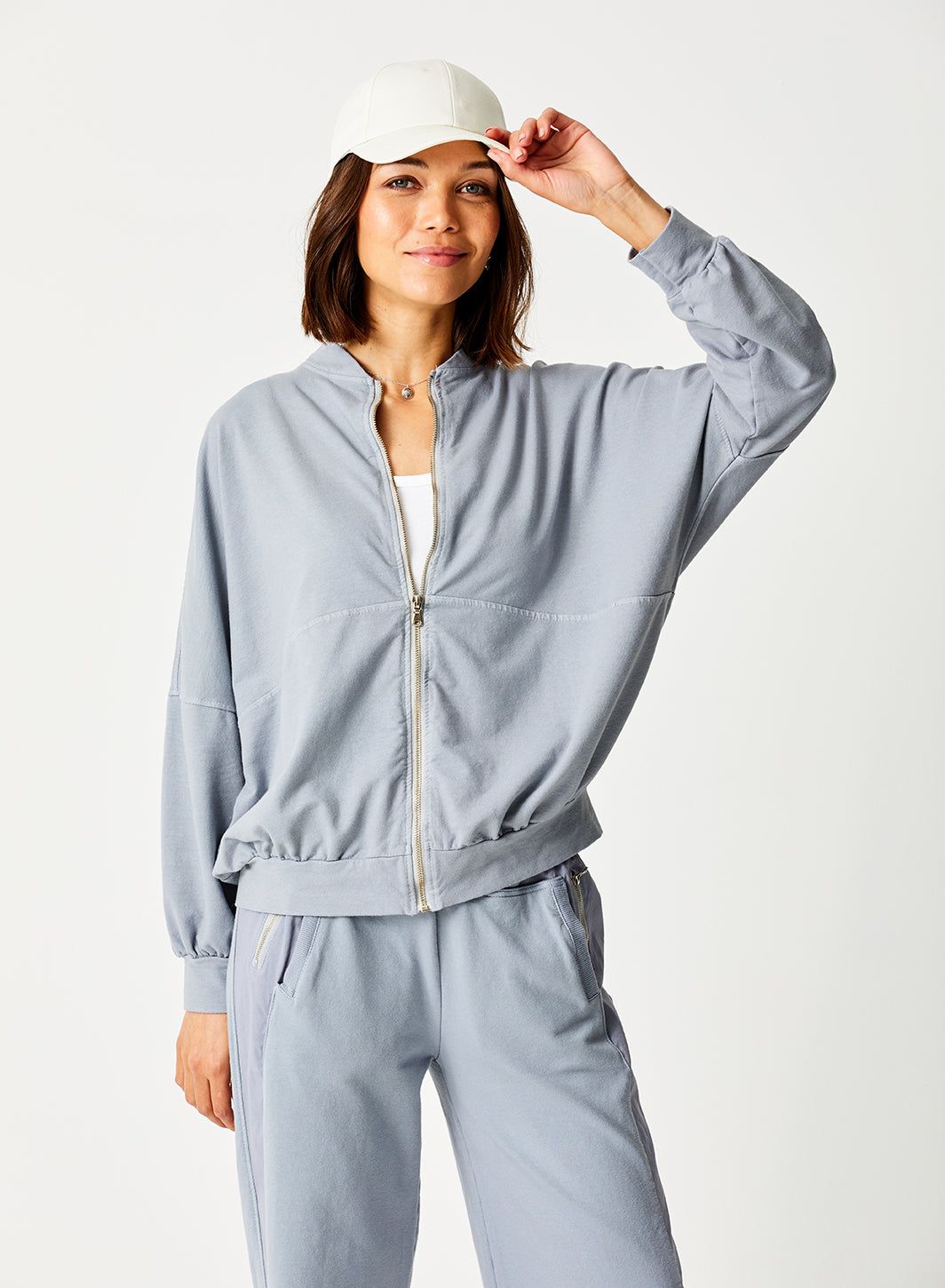 Monty Zip Thru Sweat Jacket