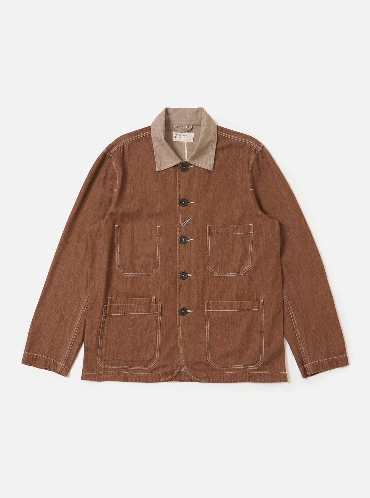 Brown Meco Denim OG Bakers Chore Jacket