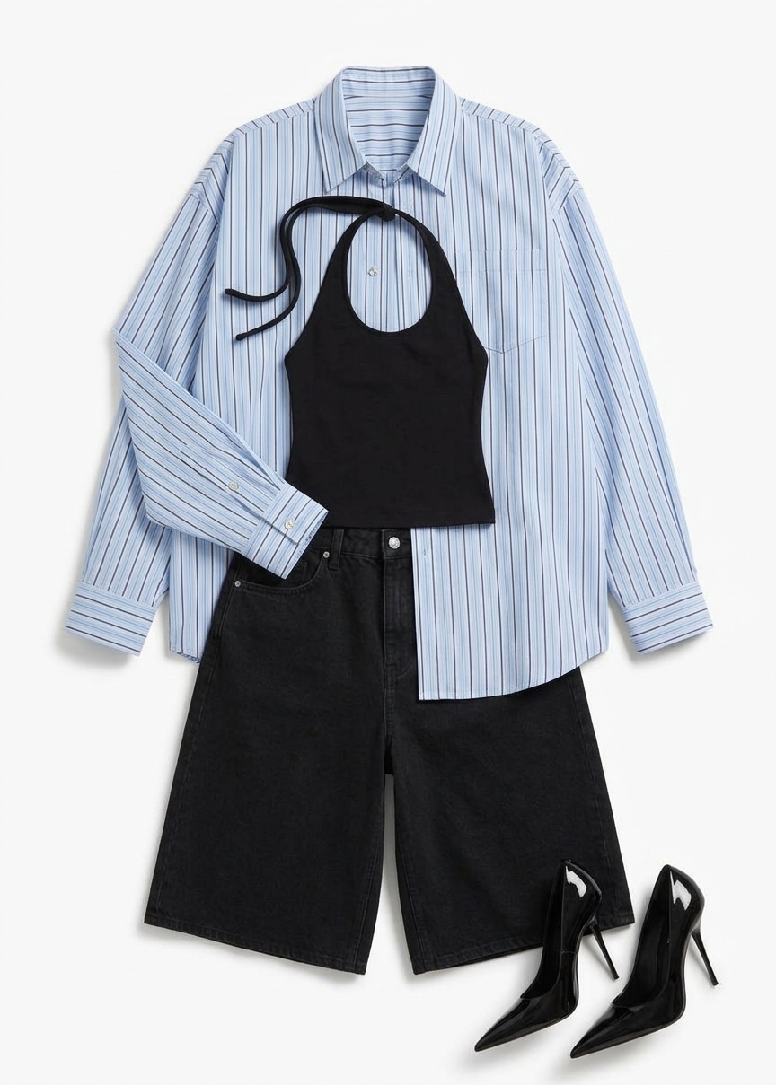 Drimna Shirt - Blue Stripe