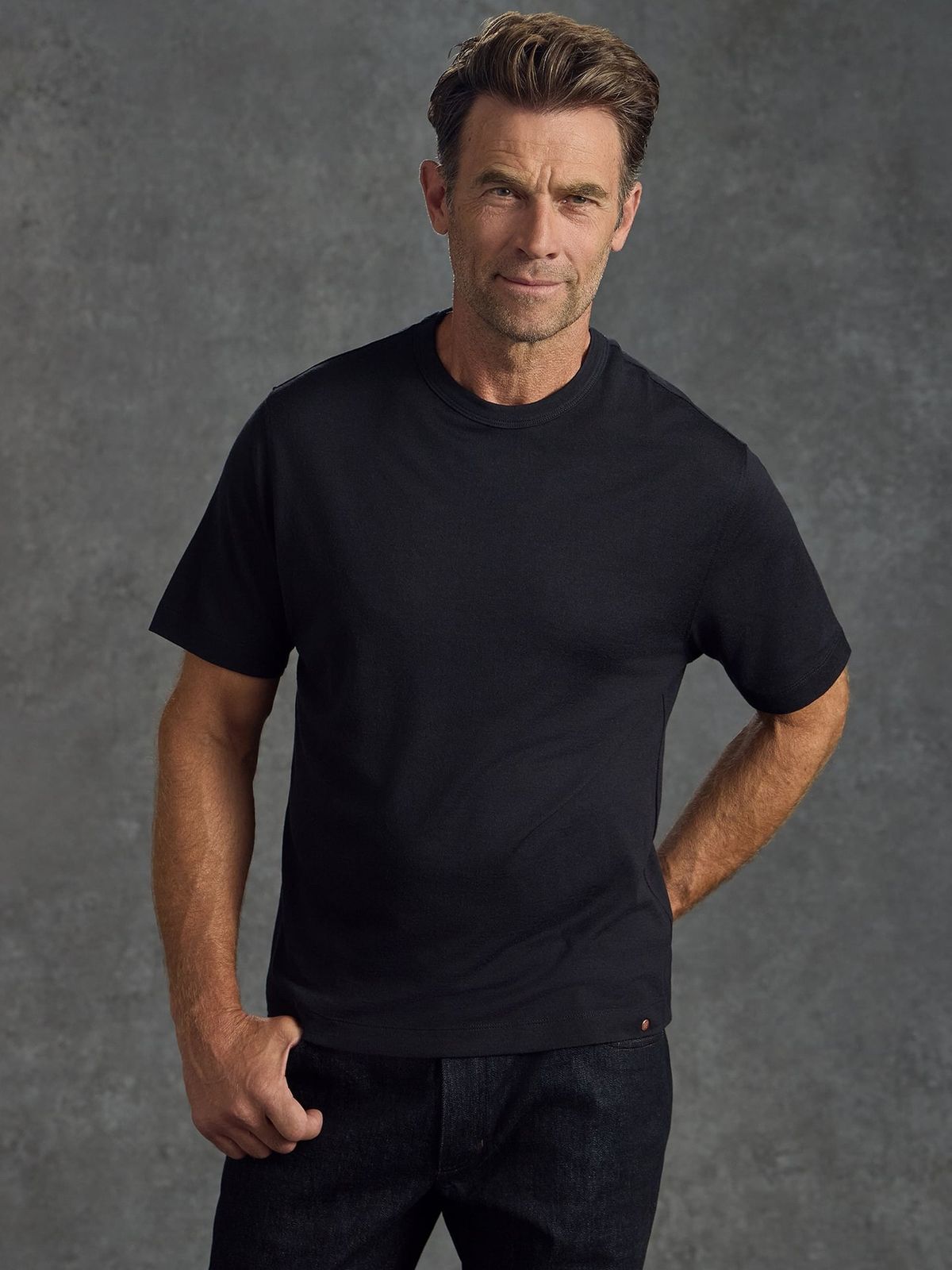 The Foundation Tee - Charcoal
