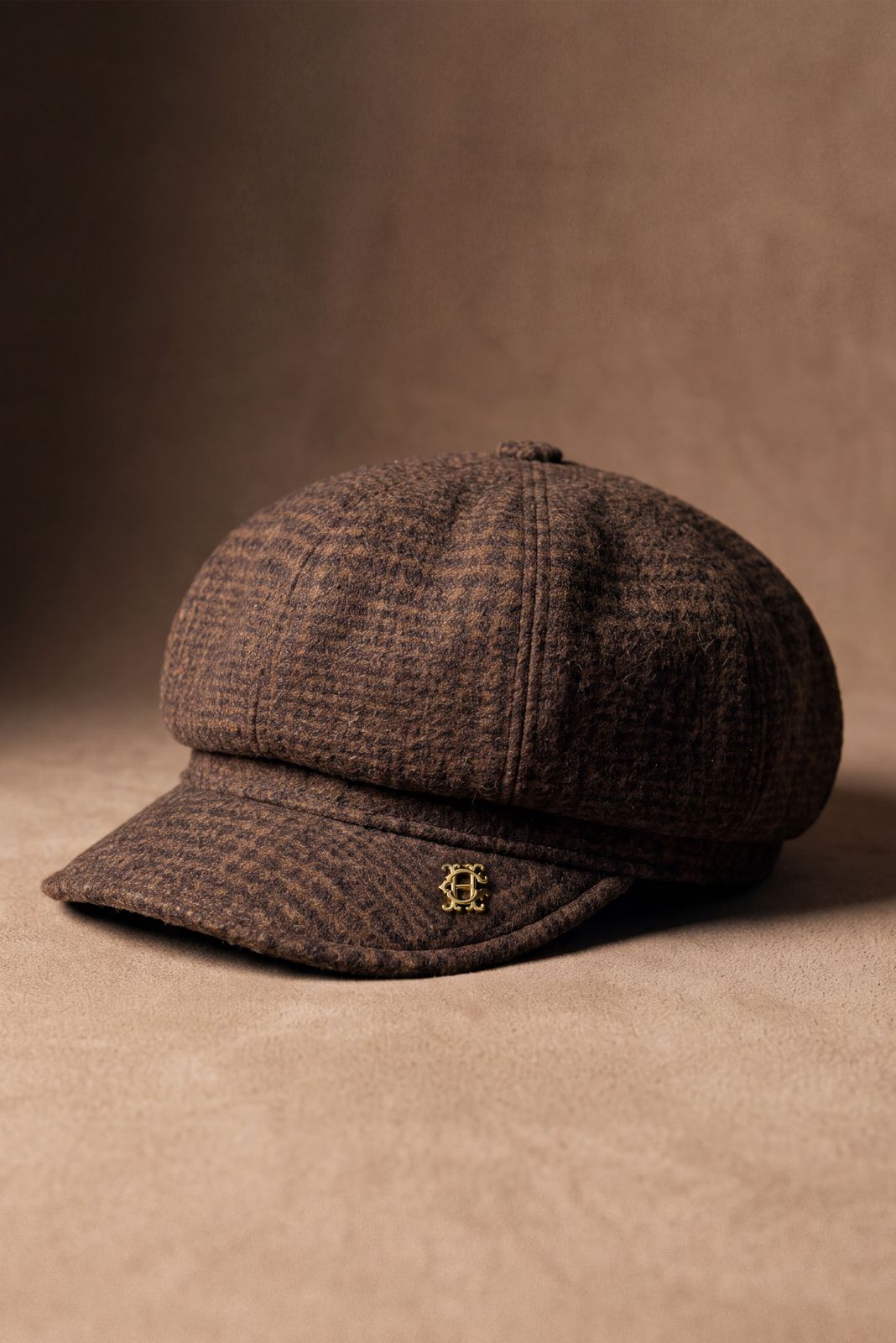 Gatsby Tweed Cap (Tobacco Prince Of Wales)