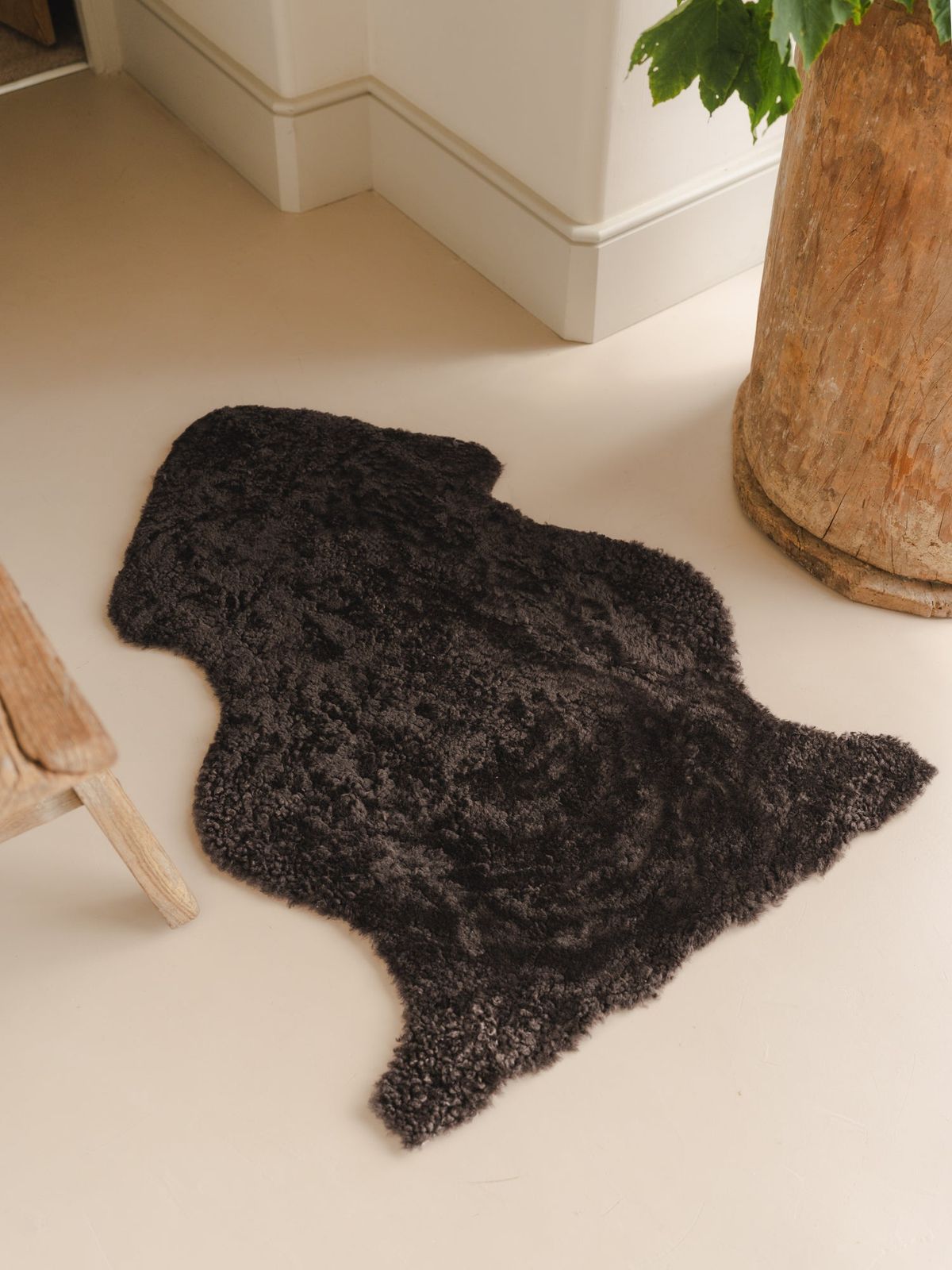 Shearling Rug - Espresso
