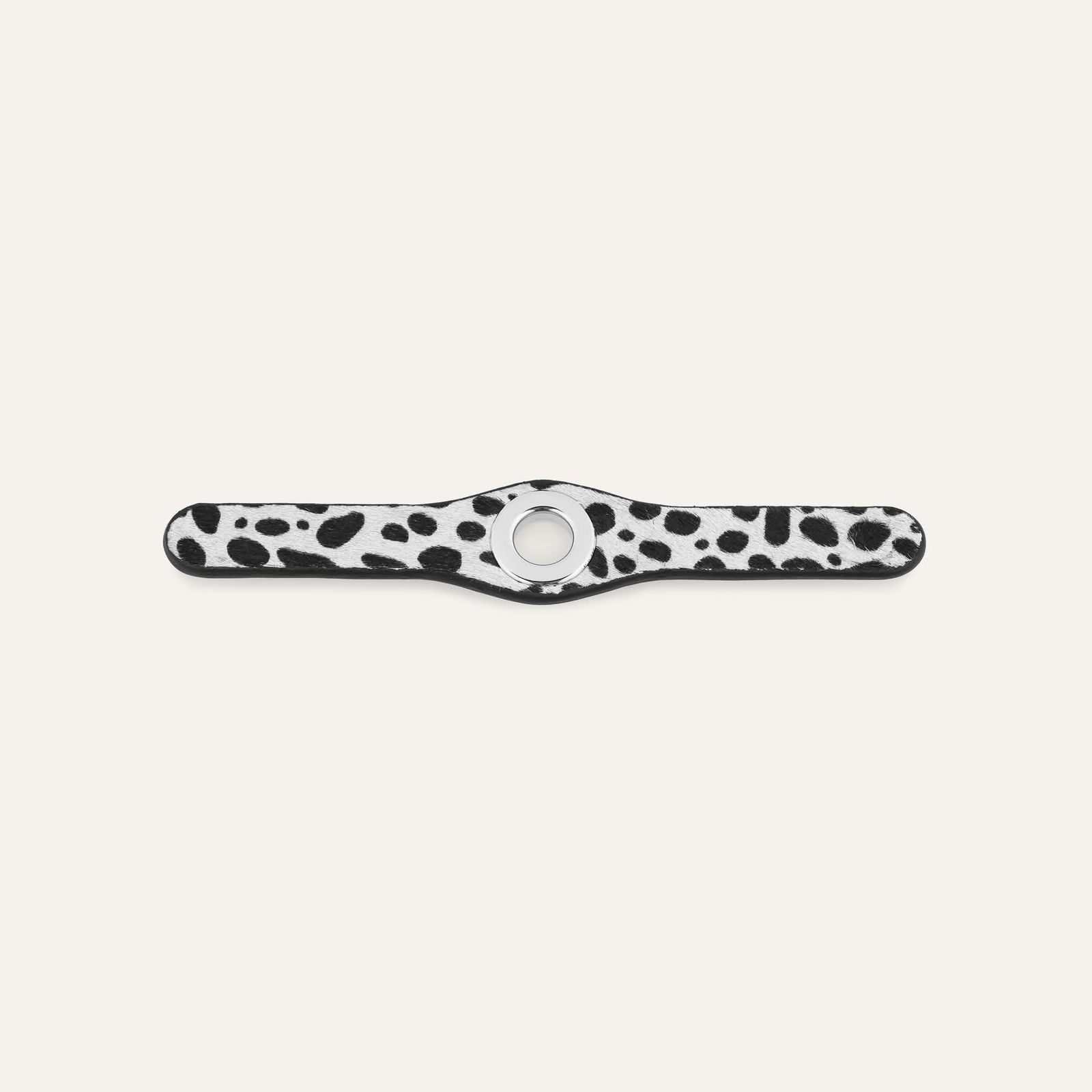 Deco Mini | Dalmatian with Silver hardware