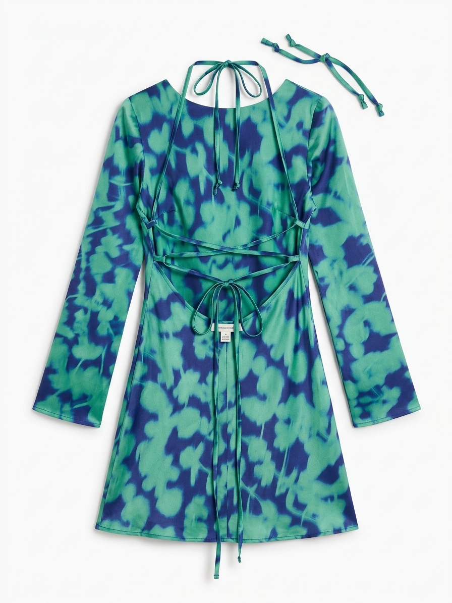 Roberta Dress In Green Floral