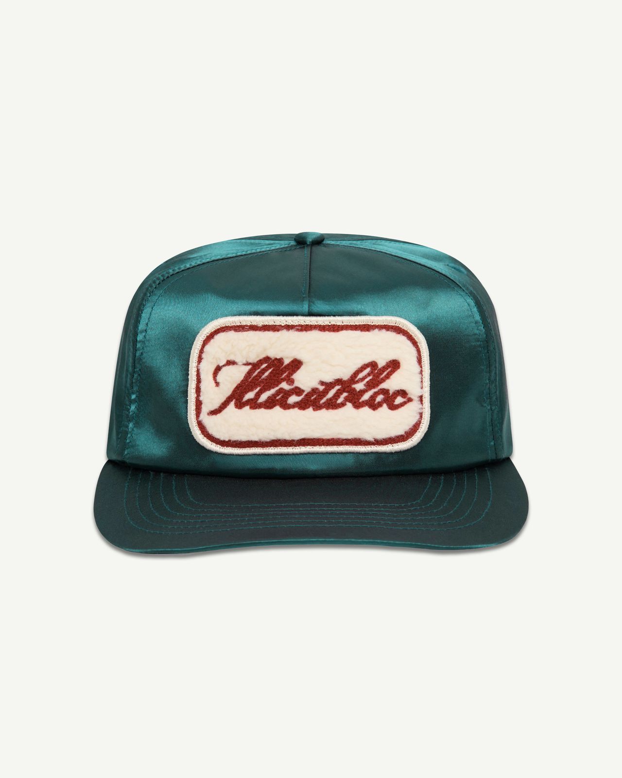 LEGACY PATCHWORK SATIN CAP - TEAL