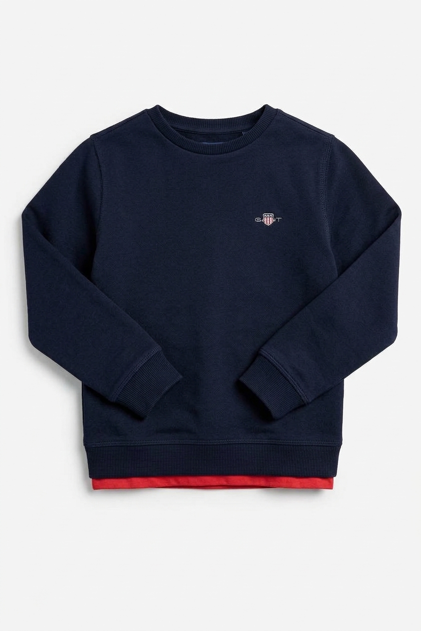Kids Shield Sweatshirt - Evening Blue