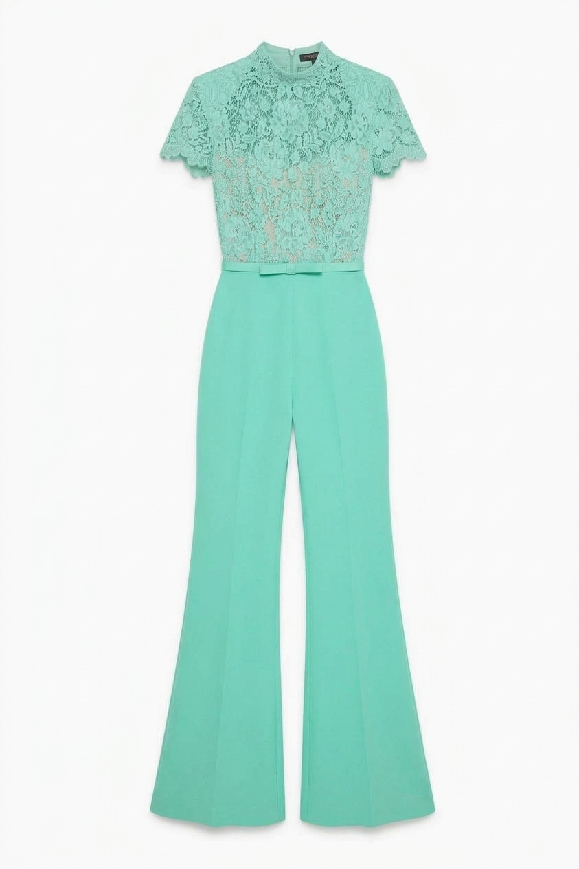 Hattie Mint Jumpsuit