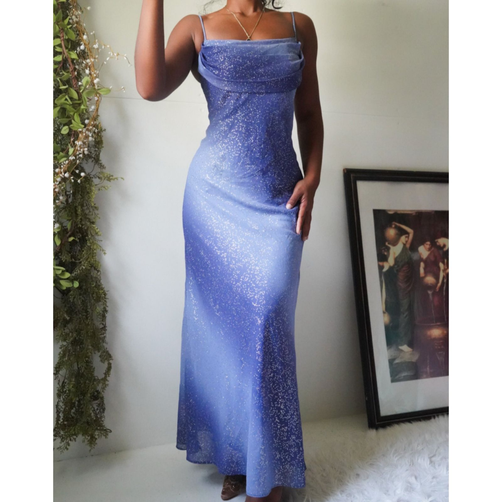 Blue Ombre Sparkle Dress