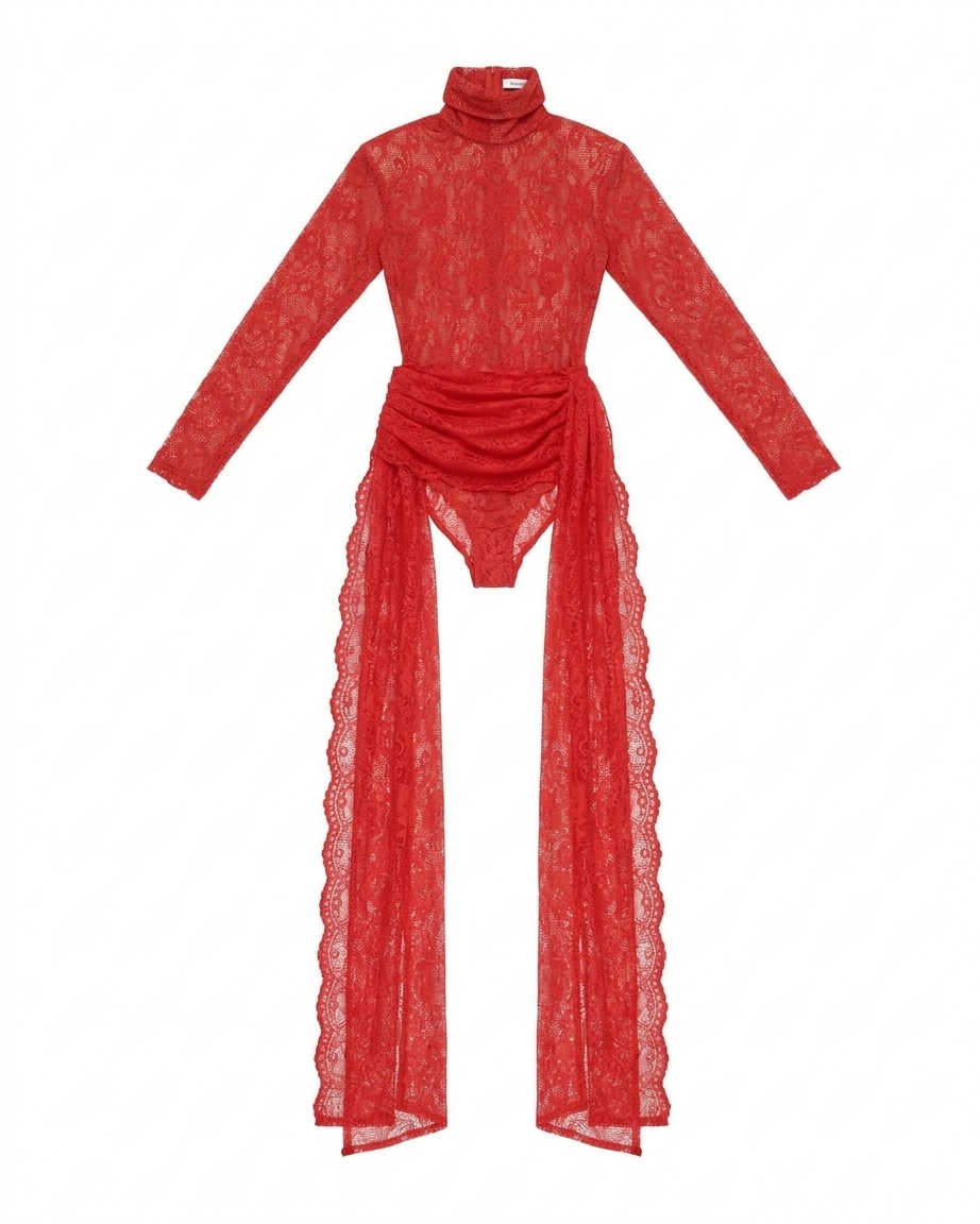 Kiki Romper In Red