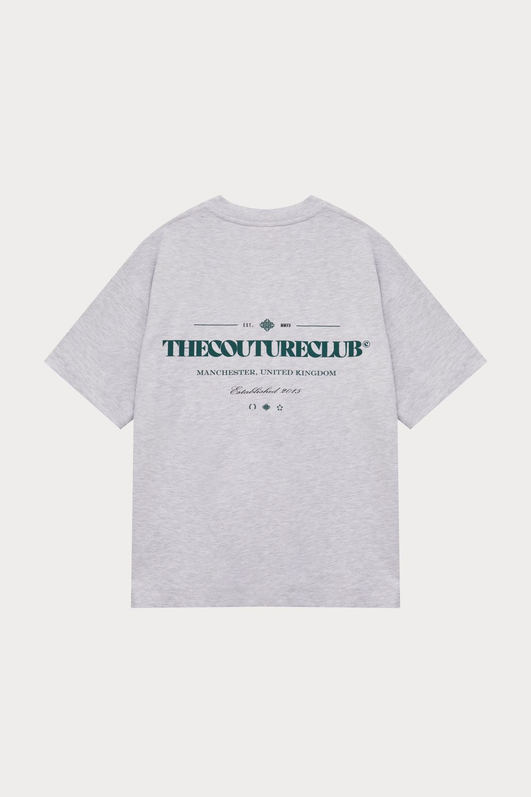 COPYRIGHT MULTI GRAPHIC T-SHIRT - GREY MARL