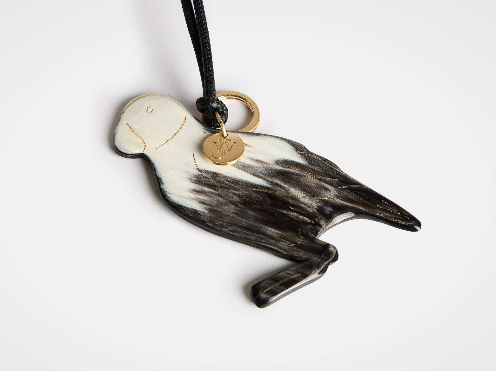 HORN-CRAFTED PUFFIN CHARM