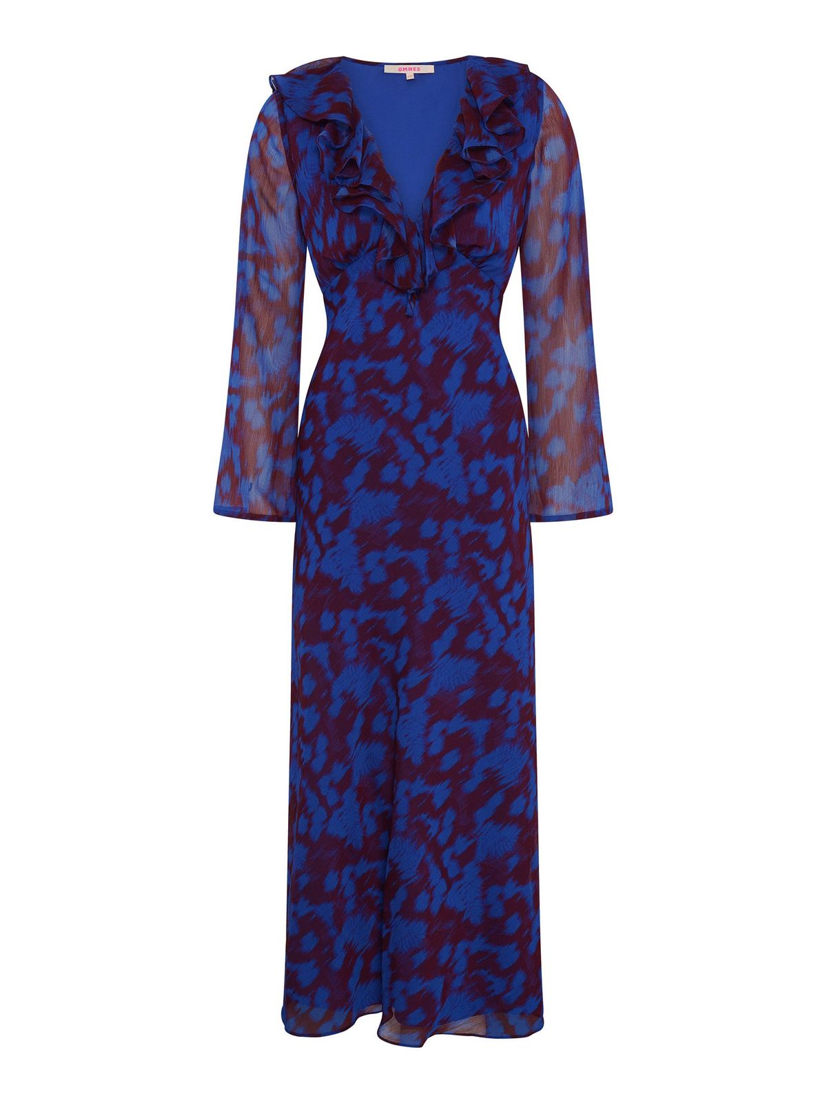 Yvette Dress In Wild Fern Print