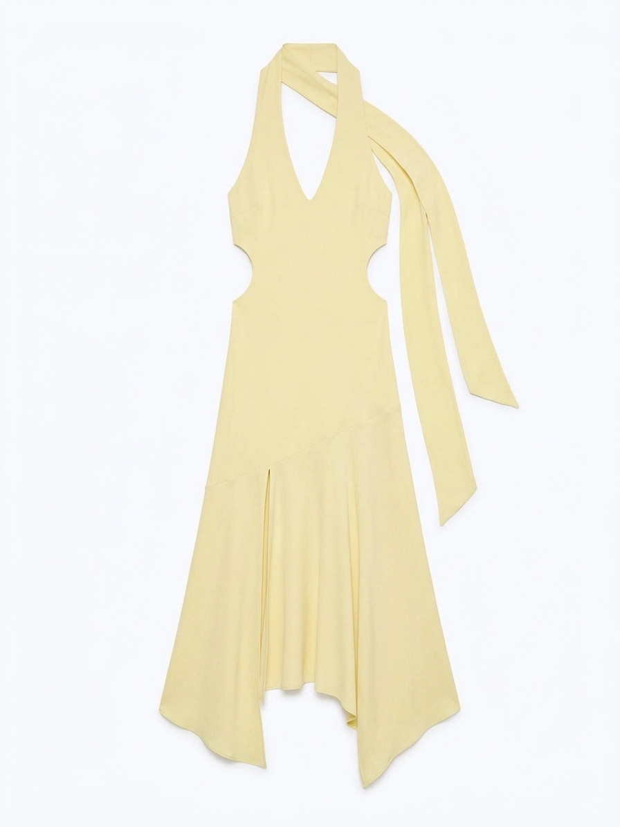 Divina Dress In Yellow