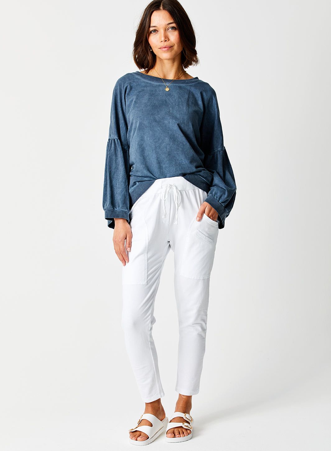 Pennie Washed Joggers with Side Pocket