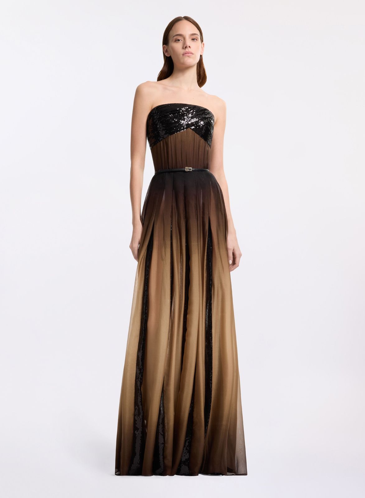 Ombré Strapless Dress