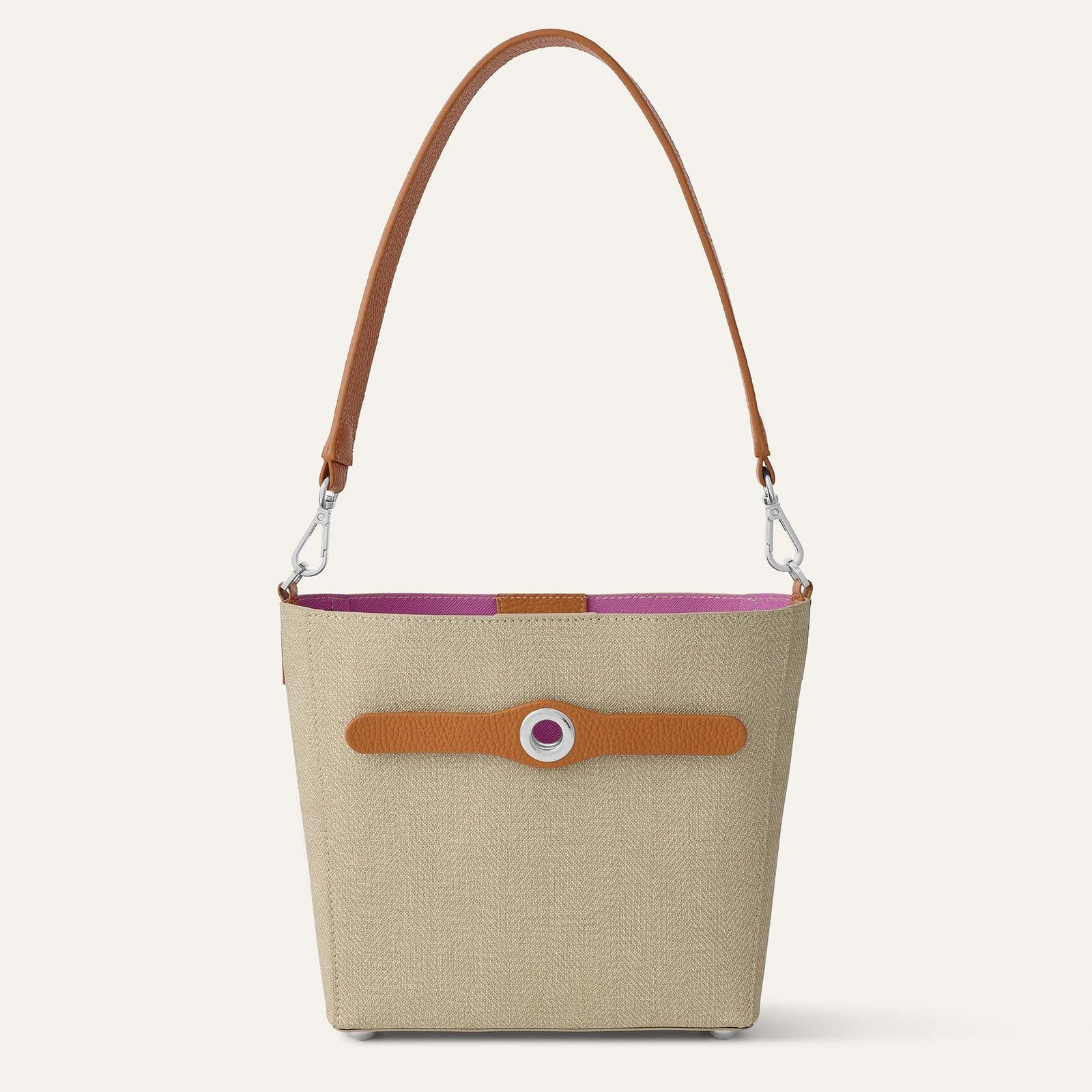 Mini S | Sand Tan with Silver hardware