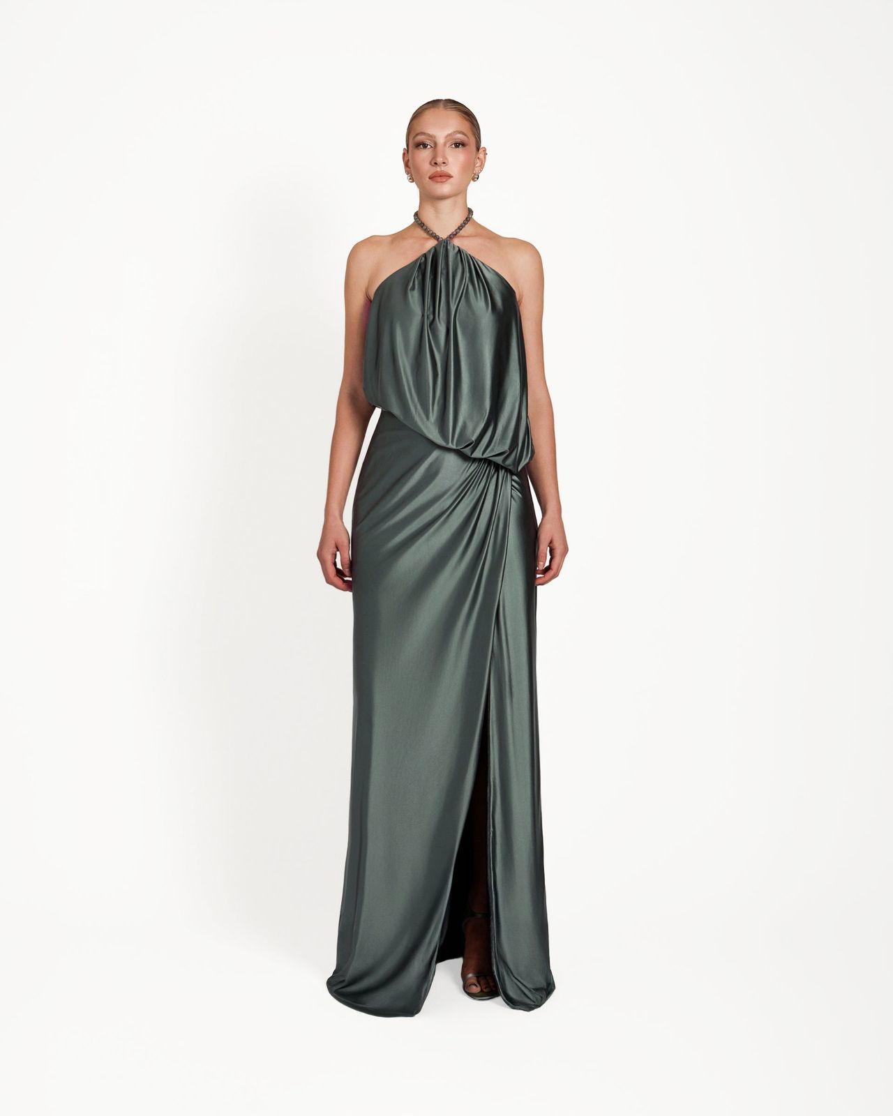 Kaira Dress - Jade Blue