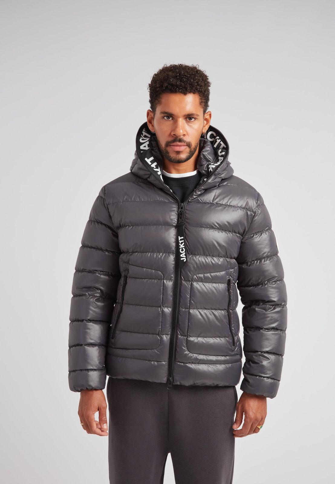 R4D Tramline Puffer Racer Jacket Lux Graphite
