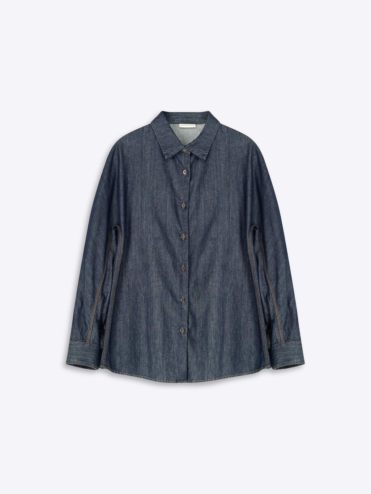 Denim cocoon shirt