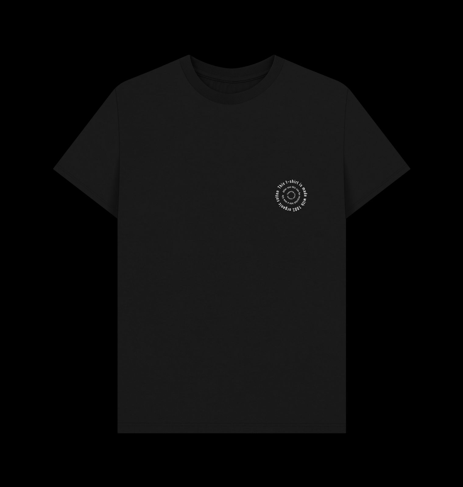 R Truth | Certified Organic Cotton Gender Neutral T-shirt | Black