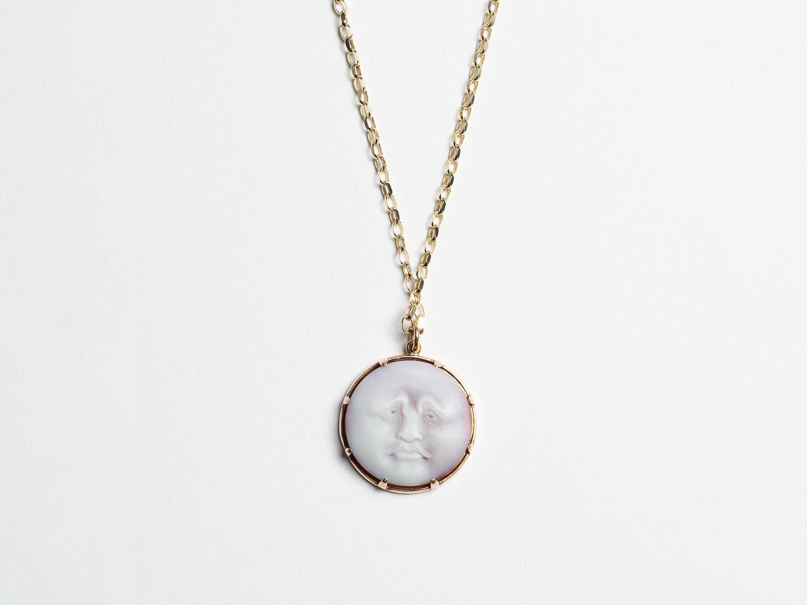 CL_MOON PENDANT BANGLE - WHITE_JY0278OT0095