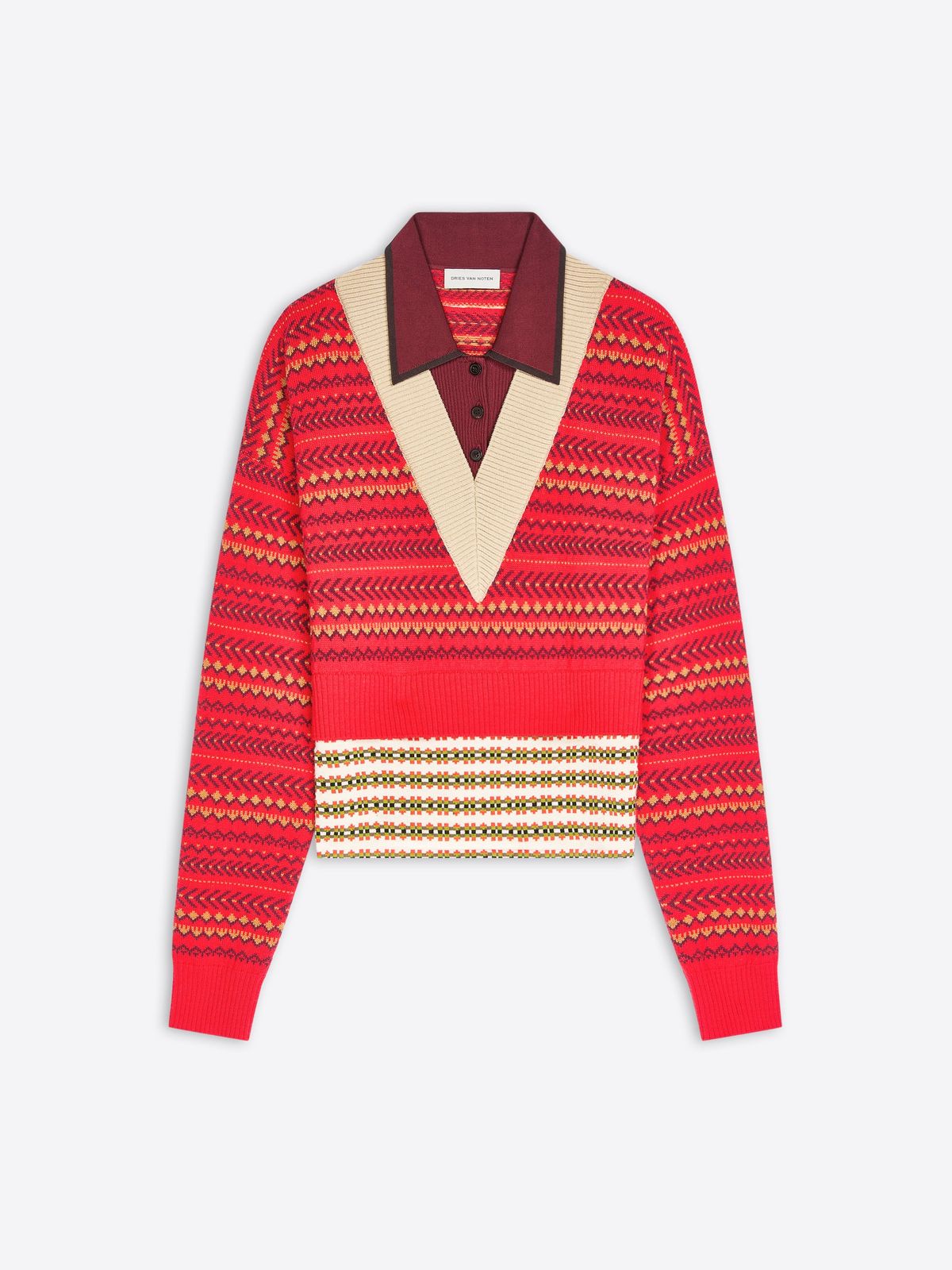 Boxy wool sweater